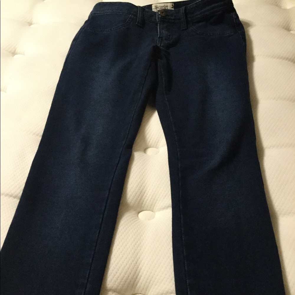 Scarlett Boulevard Dark Wash Super Skinny Jegging